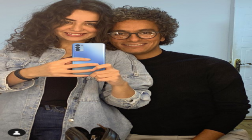 ظهور بدون مكياج.. هبة مجدي مع زوجها: صباح الجمال والحب