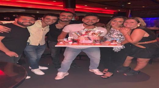 الشرنوبي يحتفل بعيد ميلاد زوجته.. في حضور هنا شيحة