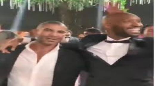 شاهد.. أحمد سعد يرقص مع شيكابالا